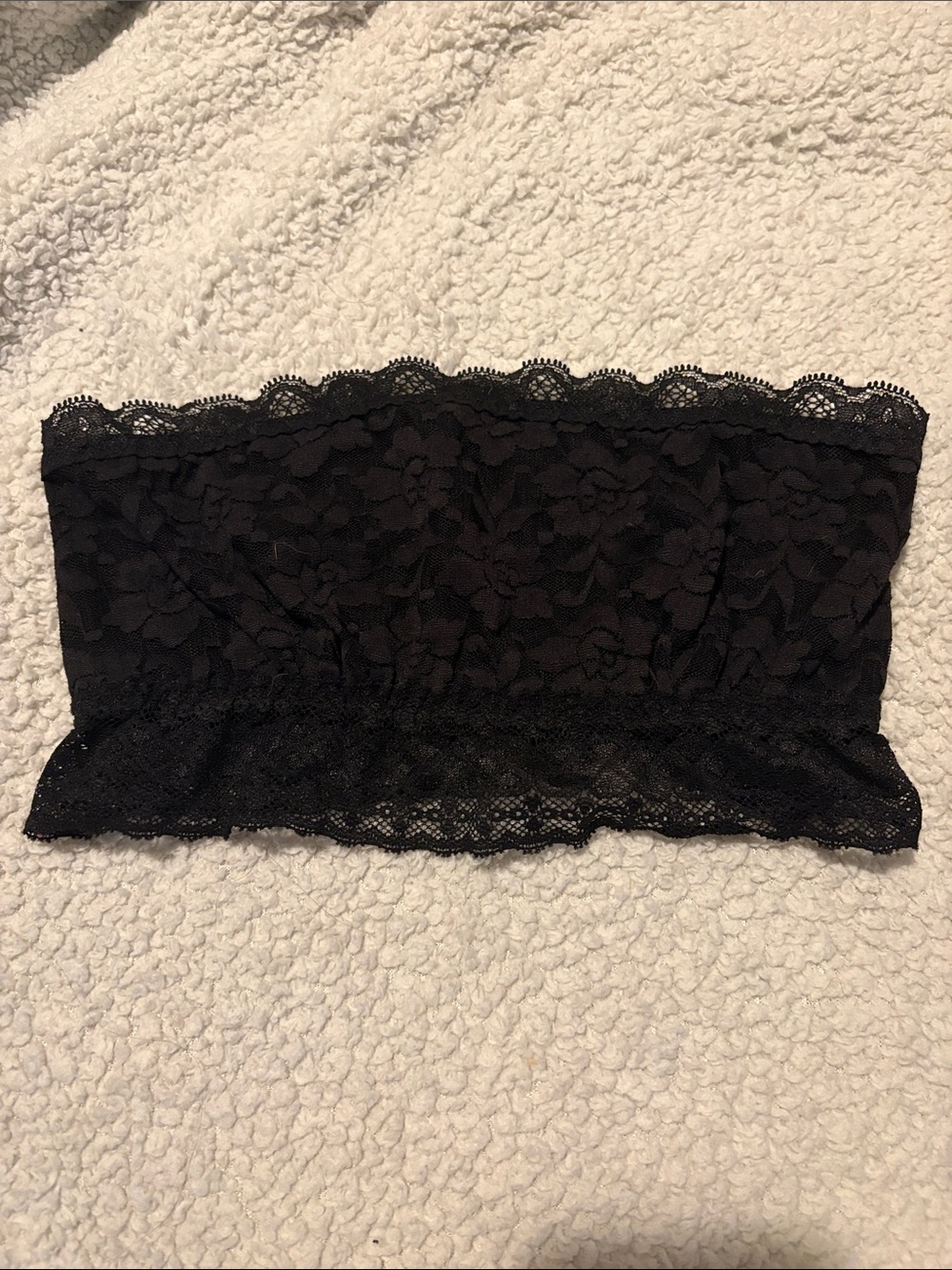 Tart Black Lace Bandeau